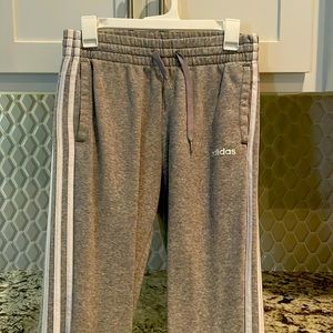 Women light gray ADIDAS JOGGERS